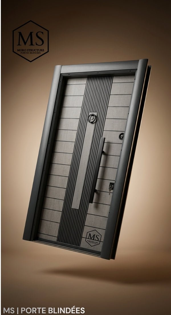 Porte blindée turque 110×215 cm | 84 kg – Gamme Prestige, Entrée Appart moderne - MS | PORTE BLINDÉES
