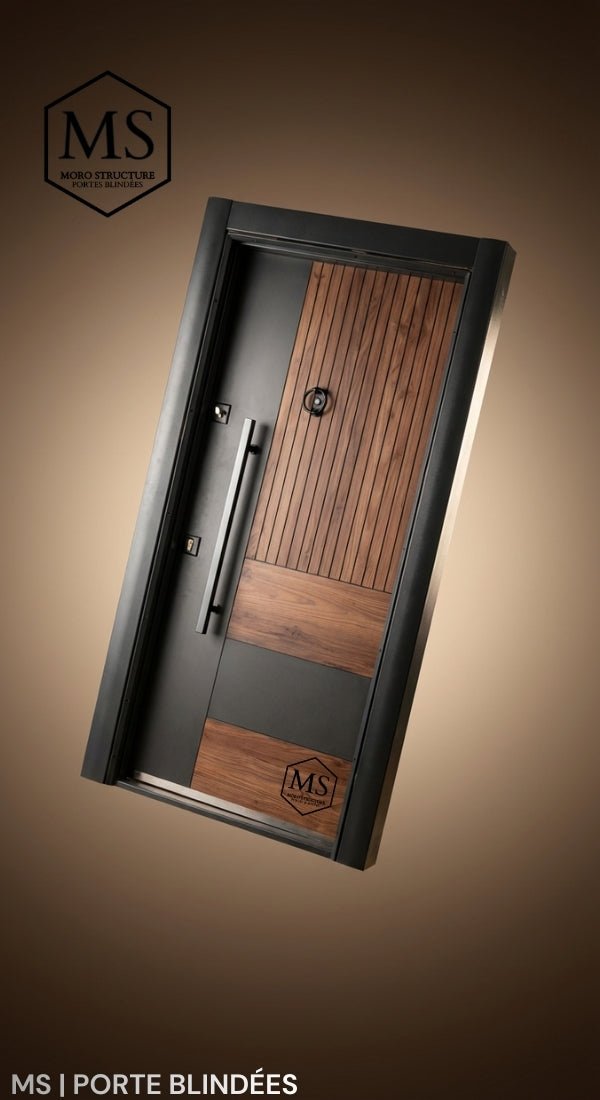 Porte Blindée Turque 110×215 cm au Maroc | Sécurité Anti - Effraction|MS - 03 - MS | PORTE BLINDÉES