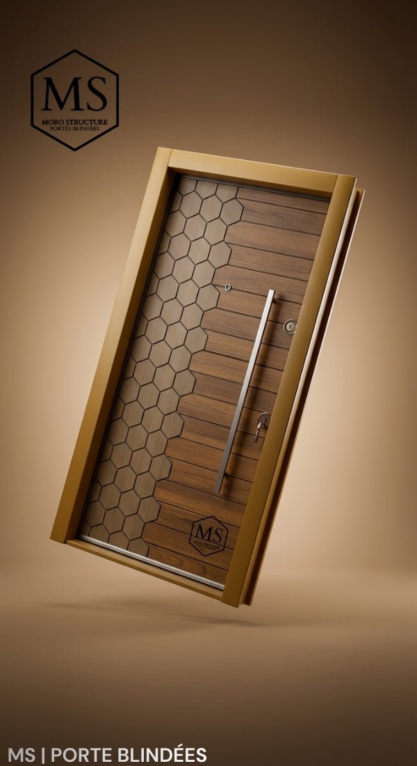Porte blindée turque 110×215 cm | 84 kg – Gamme Prestige, Collection moderne|MS - 04 - MS | PORTE BLINDÉES