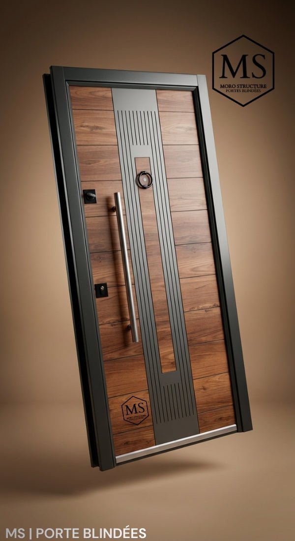 Porte blindée turque 110×215 cm | 84 kg – Gamme Prestige, Design Moderne|MS - 05 - MS | PORTE BLINDÉES