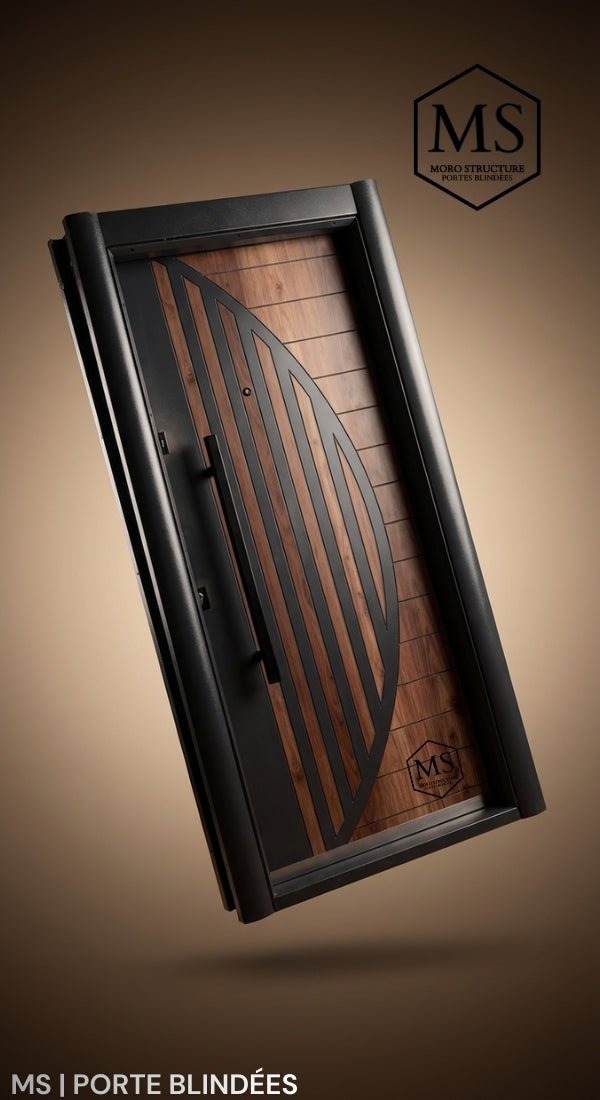 Porte blindée turque 110×215 cm | 84 kg – Gamme Prestige, Style contemporain|MS - 07 - MS | PORTE BLINDÉES