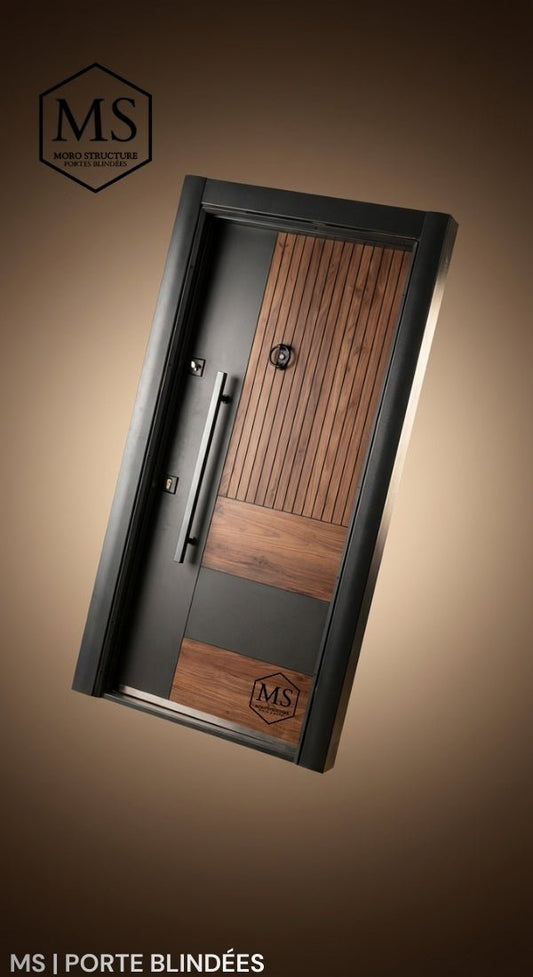 Porte Blindée Turque 110×215 cm au Maroc | Sécurité Anti - Effraction|MS - 03 - MS | PORTE BLINDÉES